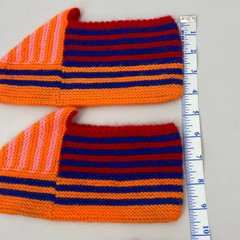 Handwoven Wool Slipper Socks Balkan - 3 pairs Multicolor
